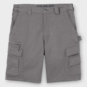 Duluth DryFlex Fire Hose Relaxed Fit 11" Cargo Shorts Size 42 Medium Gray NWT